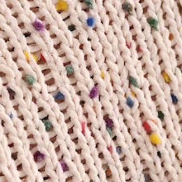 Last ONE-NEW!! Drop Shoulder Frayed Crop Sweater!! - Picture 6 of 7